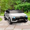 24V Kids Ride-On SUV, 2-Seater Licensed Chevrolet Blazer Electric Car with Parent Remote Control, Battery-Powered Ride-On Vehicle for Kids - 3 of 4