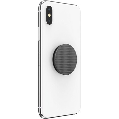 PopSockets PopGrip Cell Phone Grip &#38; Stand - Knurled Texture Black_2