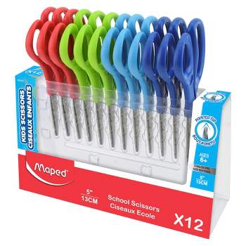 SchoolWorks Value Smart Scissors 5 Blunt Tip Assorted Colors - Office Depot