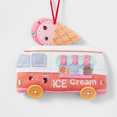 Ice Cream Food Truck Christmas Tree Ornament - Wondershop™