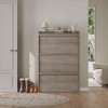 TruAIR Drawer Wooden Shoe Cabinet - Space-Saving Flip-Drawer Organizer for Entryway, Hallway & Living Room - 2 of 4