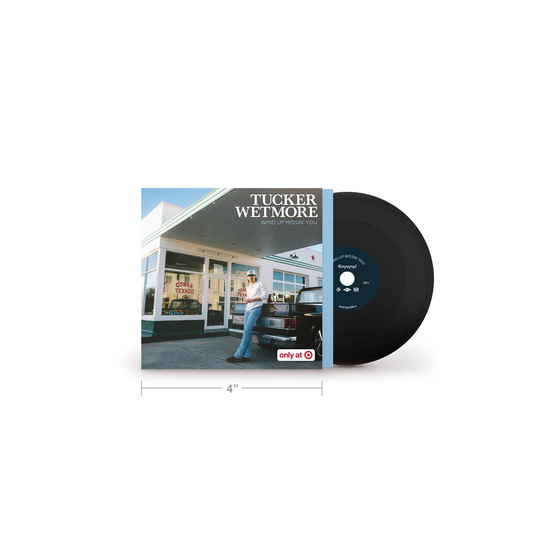 Tucker Wetmore Tiny Vinyl Edition - Wind Up Missin You/Wine Into Whiskey (Target Exclusive, vinyl 4 inch)