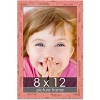 PosterPalooza | Photo Size Shabby Chic Pink Picture Frame - UV Acrylic, Foam Board Backing, Hanging Hardware - 2 of 4