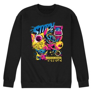 Men's - Disney - Lilo & Stitch Graphic Fleece Sweatshirt - 1 of 4