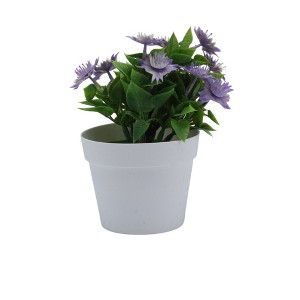 Unique Bargains Artificial Plants Square-Stem Chrysanthemum Plastic 3.94"x3.94"x7.87" 1 Pcs - 1 of 4