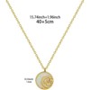 Clotth 18K Gold–Plated White Seashell Pendant Necklace Collection – French-Inspired Titanium Steel Jewelry for Women - 3 of 4