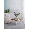 Runesay White 24" x 60" Distressed Floor Mirror, Full Body Mirror - 2 of 4