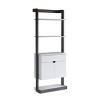 NicBex Bookcases for Living Room 4-Tier 71" H Display Storage Cabinet Bookcase with Open Shelving for Home Office - 2 of 4