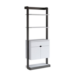 NicBex File Cabinet with 1 Shelf,Office Cabinet with Round Knob Design,Modern Vertical Storage Cabinet,Filing Cabinets for Home Office - 1 of 4