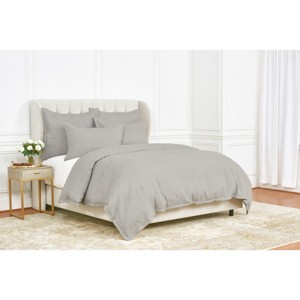 EY Essentials Simone Ash Queen Duvet Cover - 1 of 4