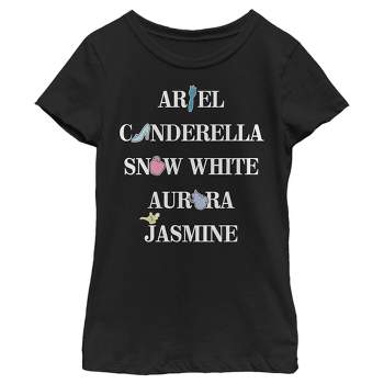 Girl's Disney Character Symbols T-Shirt