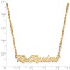 Black Bow Jewelry 14k Yellow Gold Plated Sterling Silver Texas Tech Red Raiders NCAA Necklace 18 Inch - 3 of 4