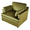 37" Polyester Accent Chair with Oversized Seat and Elegant Angled Design - 4 of 4