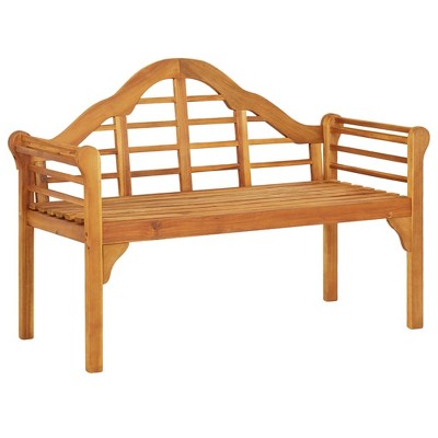vidaXL Patio Bench 49.2 in. Solid Wood Acacia