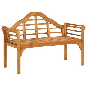 vidaXL Patio Bench 49.2 in. Solid Wood Acacia - 1 of 4