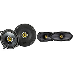 Kicker 46CSC54 CS-Series CSC5 5.25-Inch (130mm) Coaxial Speakers w/ 50CSC4104 4x10" Coaxial Bundle - 1 of 4