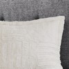 Lyngins Arctic Faux Fur Checkerboard Comforter Set, Hypoallergenic Bedding Set with Matching Shams, Oeko-Tex Certified, Twin Size Quilt Bedding Set - 2 of 4