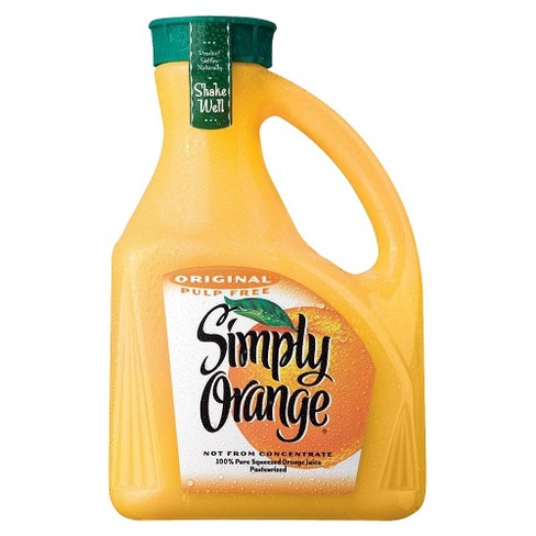 Simply Orange Pulp Free Juice - 89 Fl Oz - Target