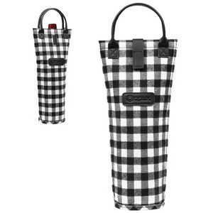 OPUX Wine Bag Single Bottle Carrier Tote, Insulated Thermal Padded Portable Carry Case Travel Cooler Picnic Beach Gift - 1 of 4