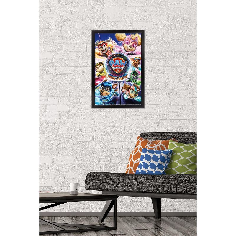 Trends International Paw Patrol: The Mighty Movie - One Sheet Framed Wall Poster Prints, 2 of 7