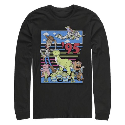 Men's Toy Story Retro Best Friend Toys Long Sleeve Shirt - image 1 of 4