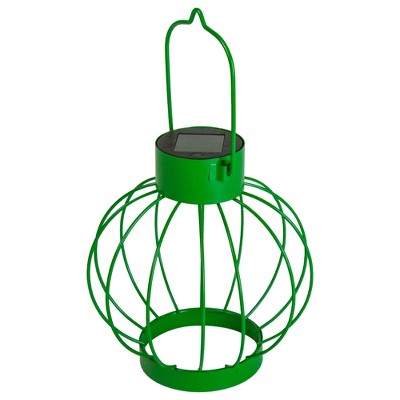 Northlight 6.5" Green Outdoor Hanging Led Solar Lantern With Handle ...