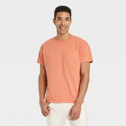 Men's Short Sleeve Crewneck T-shirt - Goodfellow & Co™ Terracotta Orange Xxl  : Target