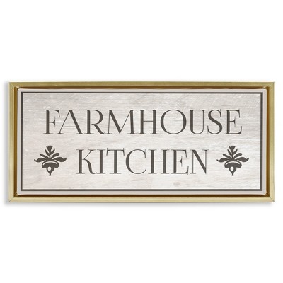 Stupell Industries Farmhouse Kitchen Typography, 25" x 11"