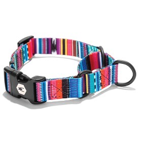 Wolfgang Man & Beast Premium Martingale Dog Collar for Small Medium Large Dogs, Made in USA, Quetzal Print - 1 of 4