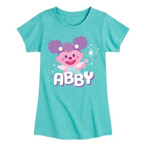 Girls' - Sesame Street - Abby Cadabby Fitted Short Sleeve Graphic T-Shirt - 1 of 4