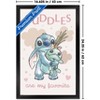 Trends International Disney Lilo and Stitch: Starry-Eyed - Cuddles Are My Favorite Framed Wall Poster Prints - 3 of 4