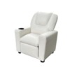 HOMLUX 22"W PU Leather Kids Recliner Chair with Cup Holder - 3 of 3