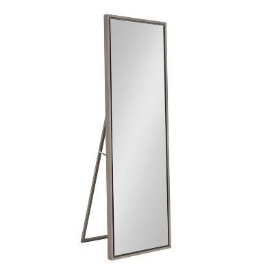 18" x 58" Evans Freestanding Wall Mirror Gray - Kate & Laurel All Things Decor