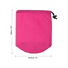 Unique Bargains Sleeping Bag Storage Drawstring Dust Waterproof Stuff Sack Purple - 2 of 4