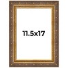 PosterPalooza | Museum Gold Picture Frame - UV Acrylic, Foam Board Backing, Hanging Hardware - 2 of 4