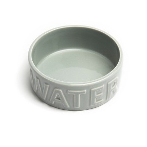 Park Life Designs Pet Bowl | Classic Water (Small, Grey) - 1 of 3