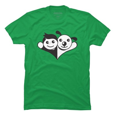 Men's Design By Humans Doggy Friend By graphicganga T-Shirt