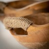 8.75"L and 10.75"L Sullivans Rustic Wood Bowl with Handles - Set of 2, Brown - 2 of 4