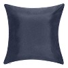 Embroidered Fine Line Floral with Welt Indoor/Outdoor Throw Pillow - Edie@Home - 2 of 4