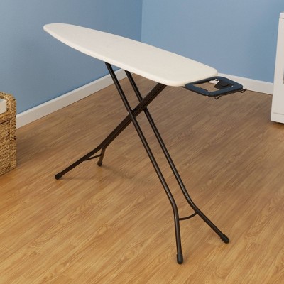 Household Essentials 54" Steel Top Ironing Board with Iron Rest and Natural Cover