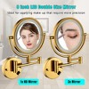 Lycvki 8 Inch Wall Mount Two-Sided Magnifying Makeup Vanity Mirror with 1X/3X Magnification and 360 Degree Rotation - 2 of 4