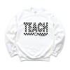 Simply Sage Market S.W.Smiley Teach Checkered Sweatshirt - 2 of 4