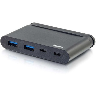 C2G USB C Hub with USB A, USB C and Power Delivery - USB Hub - USB Type C - External - 4 USB Port(s) - 4 USB 3.1 Port(s)