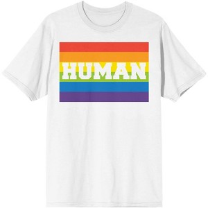 Human Men's White T-Shirt - 1 of 4
