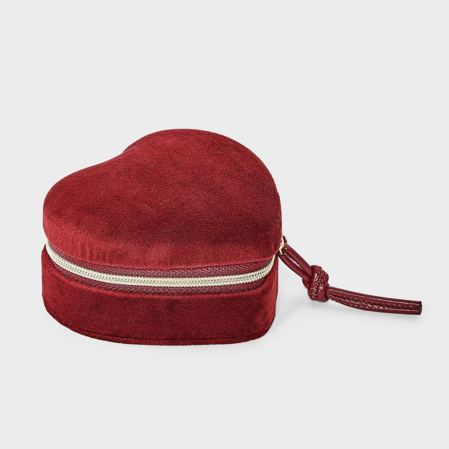 Heart Travel Jewelry Organizer - A New Day™ Maroon