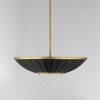 Maxim Lighting Rattan 3 - Light Pendant in  Natural Aged Brass - 3 of 3