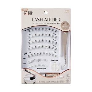 KISS Products Lash Atelier Design False Eyelashes Kit - 82ct - 1 of 4