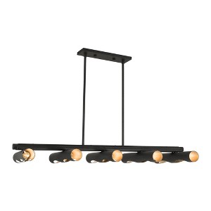 Livex Lighting Novato 10 - Light Chandelier in  Black - 1 of 2