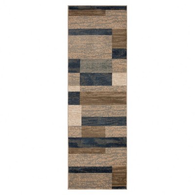 Contemporary Patchwork Geometric Indoor Area Rug by Blue Nile Mills