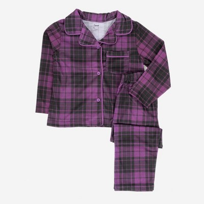 Leveret Kids Two Piece Button Down Pajamas